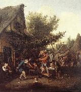 DUSART, Cornelis Village Feast dfg painting